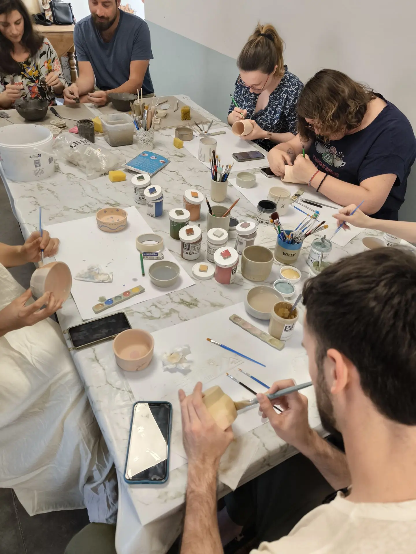 cours peinture céramique castelnau le lez