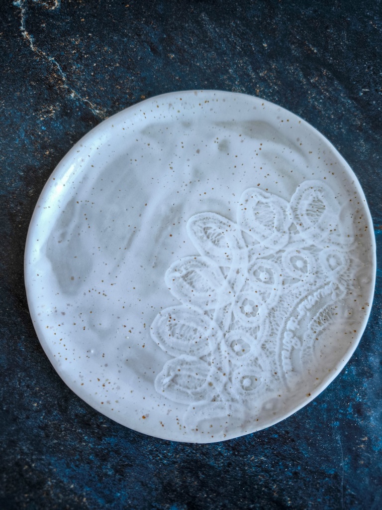 Assiette dentelle